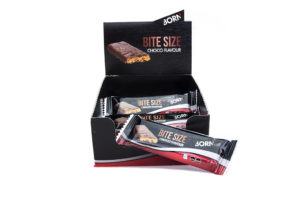 Prodotto barretta energetica formato spuntino Born Bite Size Choco Cioccolato Scatola da 12 pezzi